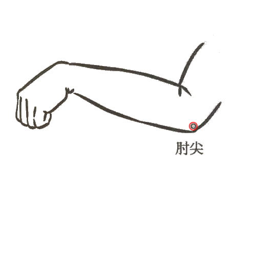 肘尖