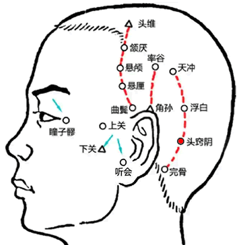 头窍阴